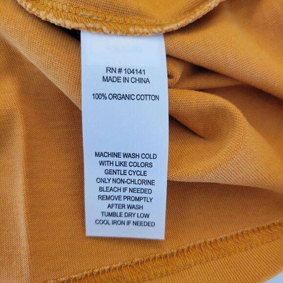 Alpine Design Tee Mens XL SS Crew Graphic Hallet Peak Hike Organic Cotton UPF 30 - Picture 5 of 6